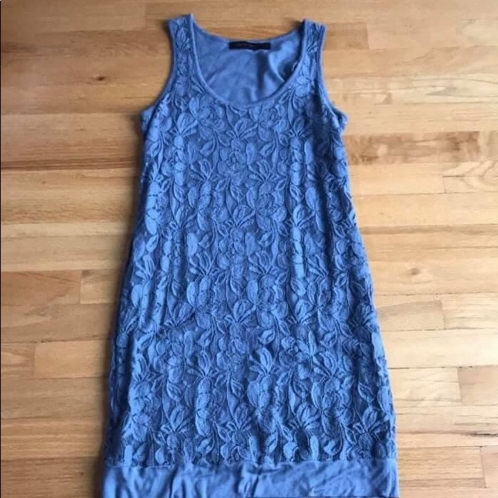 The Limited Grey Lace Dress